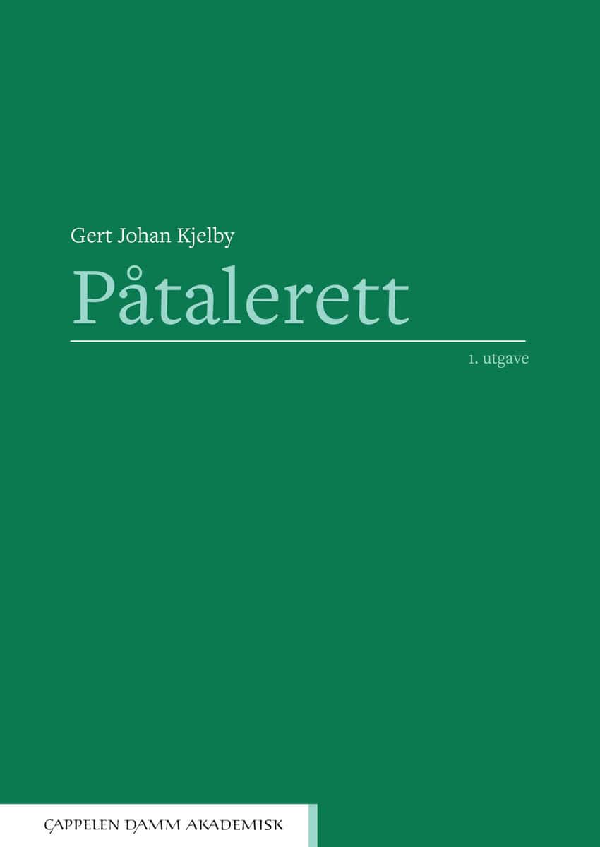 Kjelby, Gert Johan | Påtalerett
