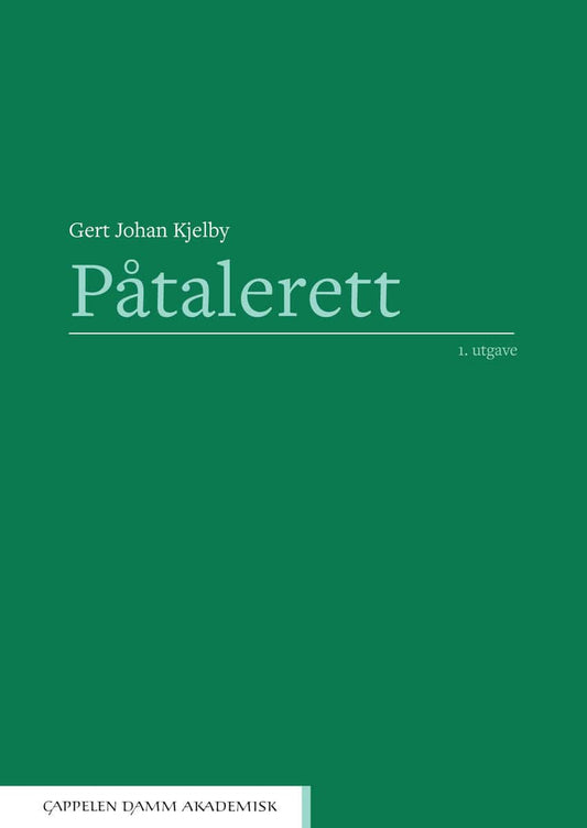Kjelby, Gert Johan | Påtalerett