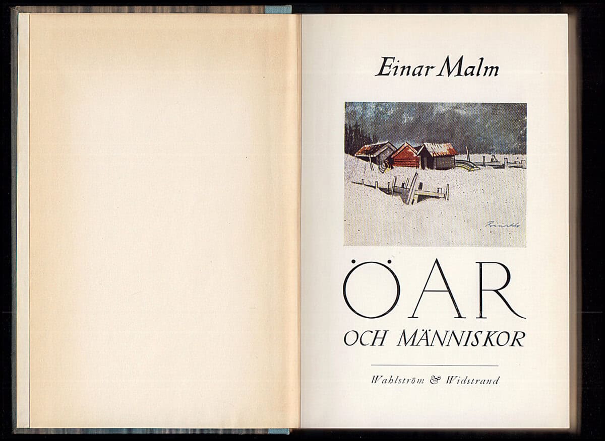 Malm, Einar | Öar och människor : Fornt och färskt från Roslagen