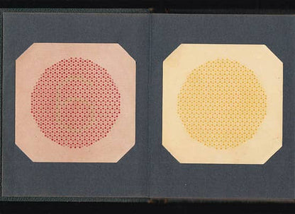 Boström, C. G. (Carl Gustaf) | Tabulæ pseudo-isochromaticæ : Tavlor för färgsinnesprövning. II.B. [Färgsinnet]