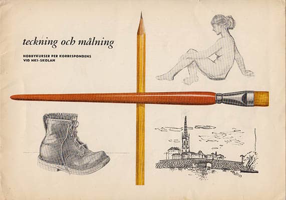 Paulsson, Gregor  [förord] | Teckning och målning : Hobbykurser per korrespndens vid NKI-skolan