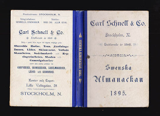 Schnell, Carl Johan | Svenska almanackan : för året 1895