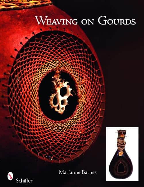 Barnes, Marianne | Weaving on gourds