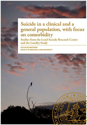 Holmstrand, Cecilia | Suicide in a clinical and a general population, with focus on comorbidity