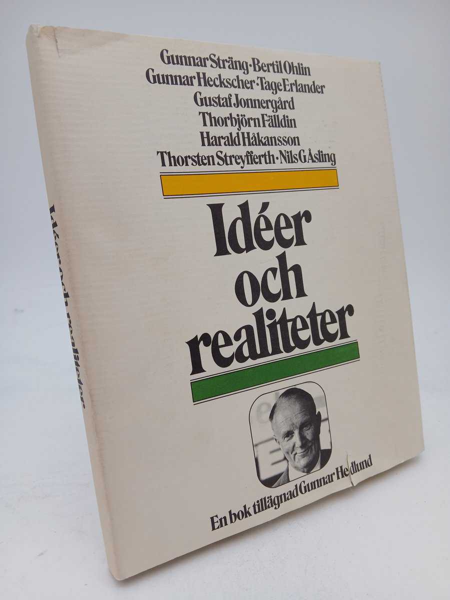 Åsling, Nils G. [red.] | Idéer och realiteter : En bok tillägnad Gunnar Hedlund