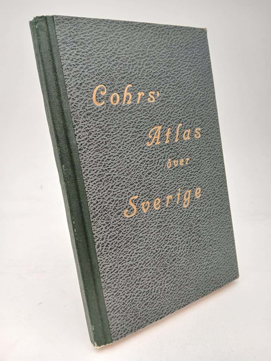 Cohrs, Edvard | Cohrs' atlas över Sverige : Fullständig reskarta med namnregister i fickformat