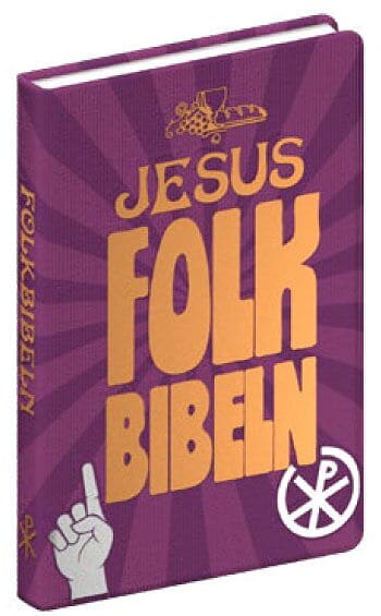 Svenska Folkbibeln 2015, slimline, lila linnestruktur