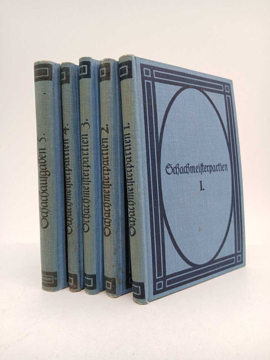 Dufresne, Jean | Mieses, Jacques | Gottschall, Hermann von | Das Buch der Schachmeisterpartien : Vol 1-5