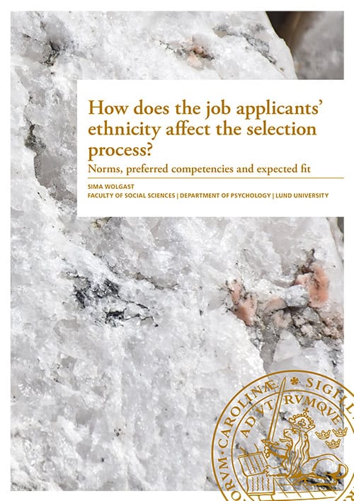 Wolgast, Sima | How does the job applicants' ethnicity affect the selection process?