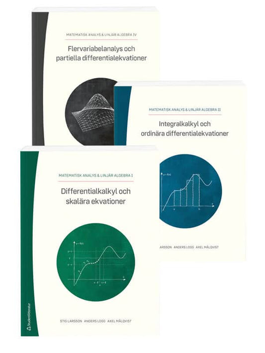 Larsson, Stig | Logg, Anders | Målqvist, Axel | Bokpaket Chalmers matematik