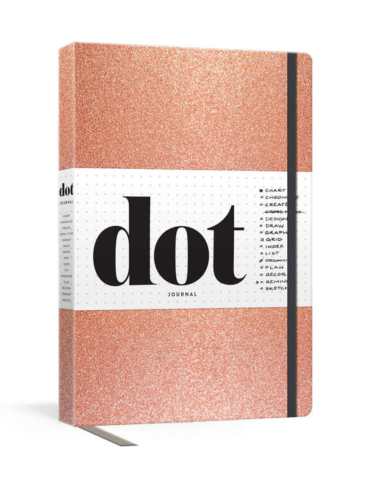 Potter Gift | Dot Journal (Rose Gold) : A dotted, blank journal for list-making, journaling, goal-setting: 256 pages wit...