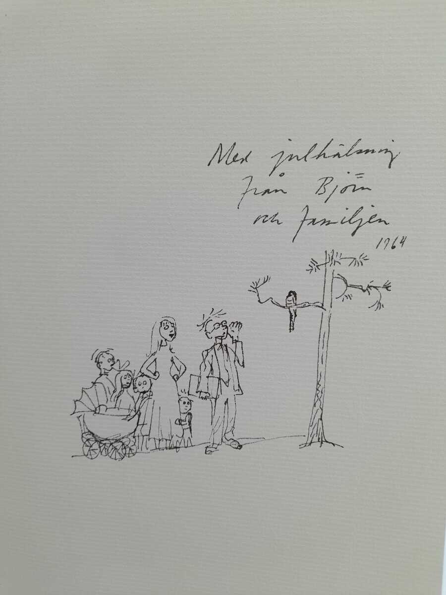 Henrikson, Alf | Medan göken tiger : Sångtexter och talvers / med teckningar av Björn Berg