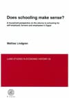 Lindgren, Mattias | Does schooling make sense? : A household perspective on the returns to scho