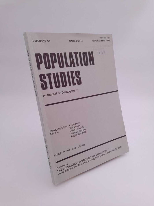 Population Studies | 1990/3