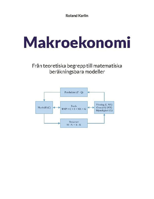 Karlin, Roland | Makroekonomi : Från teoretiska begrepp till matematiska beräkningsbara mode