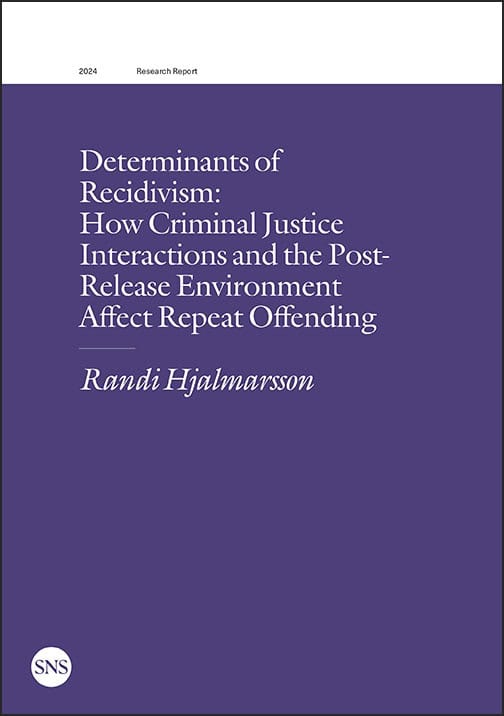 Hjalmarsson, Randi | Determinants of Recidivism