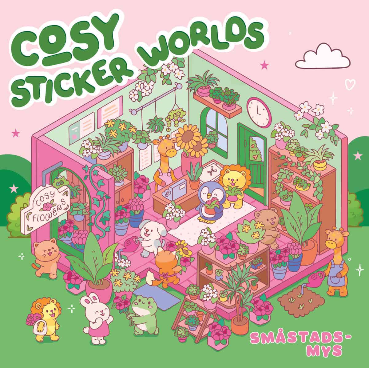 Cosy sticker worlds : Småstadsmys