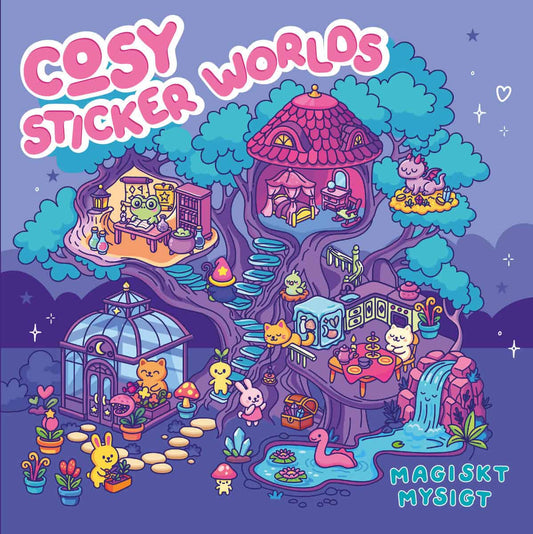 Cosy sticker worlds : Magiskt mysigt