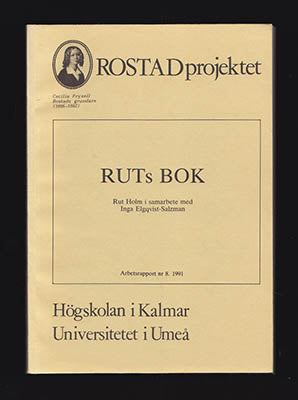 Elgqvist-Saltzman, Inga | Ruts bok : Rut Holm i samarbete med Inga Elgqvist-Salzman [Holm, Rut]