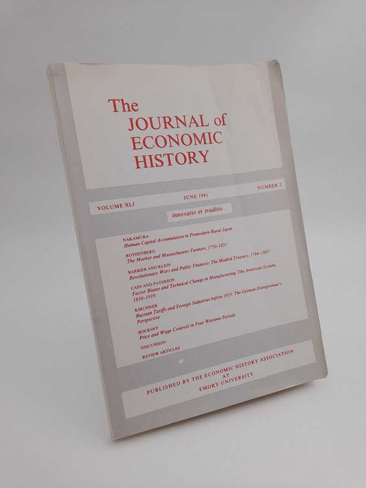 The Journal of Economic History | 1981/2