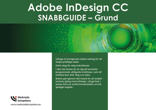 Sténson Hallgren, Jeanette | Adobe InDesign CC snabbguide : Grund