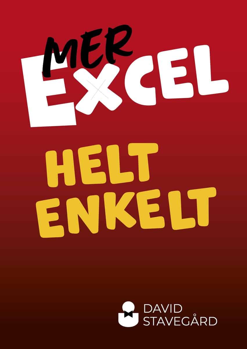 Stavegård, David | Mer Excel helt enkelt