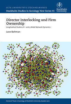 Bohman, Love | Director interlocking and firm ownership : Longitudinal studies of 1- and 3-mode network dynamics