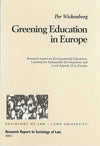 Wickenberg, Per | Greening Education in Europe