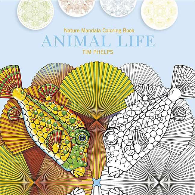 Phelps, Timothy | Animal life : Nature mandala coloring book