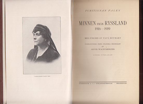 Paley, Olga | Minnen från Ryssland : 1916-1919