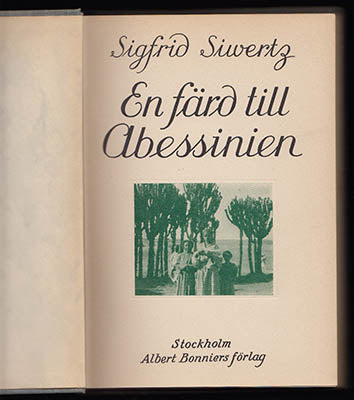 Siwertz, Sigfrid | En färd till Abessinien