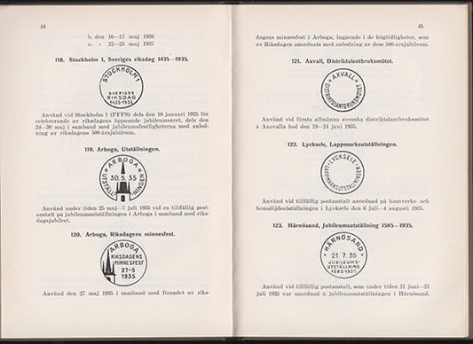 Schultz-Steinheil, Herman | Handbok över svenska tillfällighetspoststämplar : 1866-1942