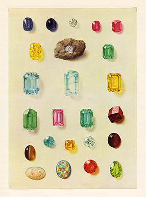 Sandström, Stig | Ädla stenar : Några ord om ädelstenen som smyckesten