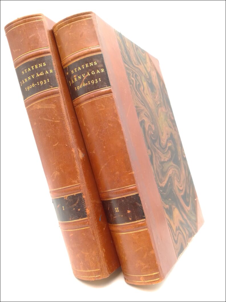 Varenius, Nils (red) | Statens Järnvägar 1906-1931 I-II : Minnesskrift i anledning av de Svenska Statsbanornas 75-åriga ...