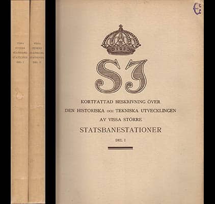 Kungl. Järnvägsstyrelsen | Kortfattad beskrivning över den historiska : och tekniska utvecklingen av vissa större statsb...