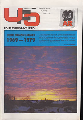 UFO-information : Nr 1-6 1979 + 1-6 1980 + 1-5 1981 + Jubileumsnummer 1969-1979 (tidskrift)