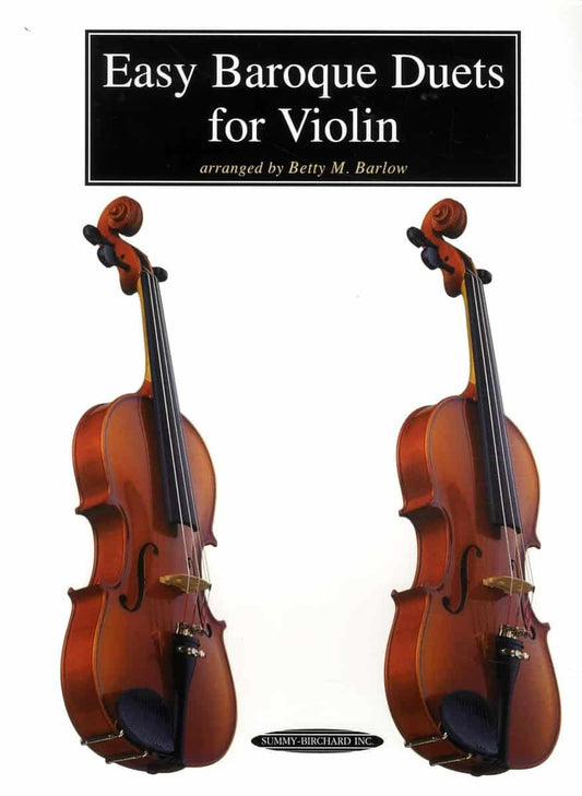 Easy baroque duets for violin