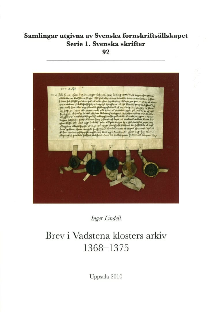 Lindell, Inger | Brev i Vadstena klosters arkiv 1368–1375