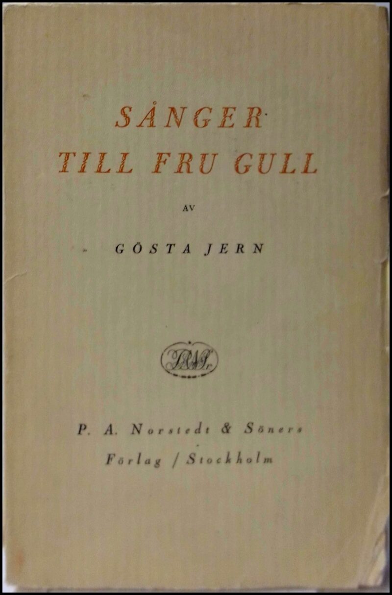 Jern, Gösta | Sånger till fru Gull