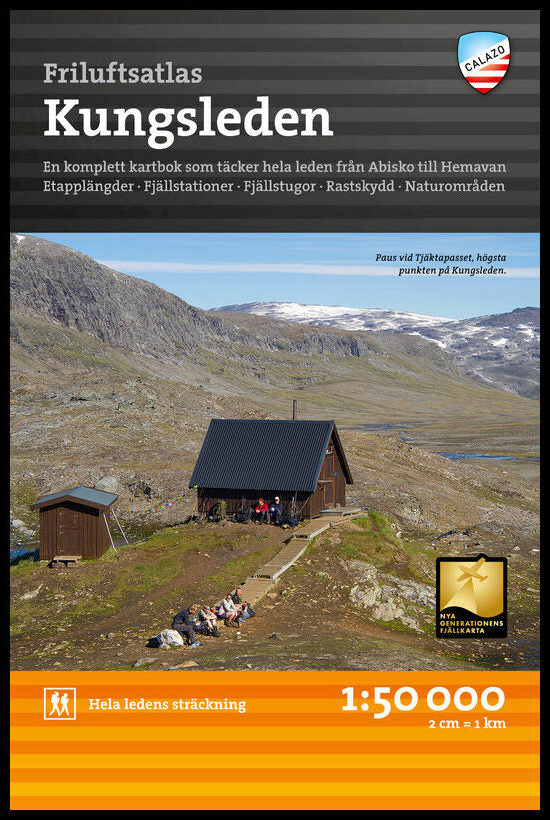 Friluftsatlas Kungsleden 1:50 000