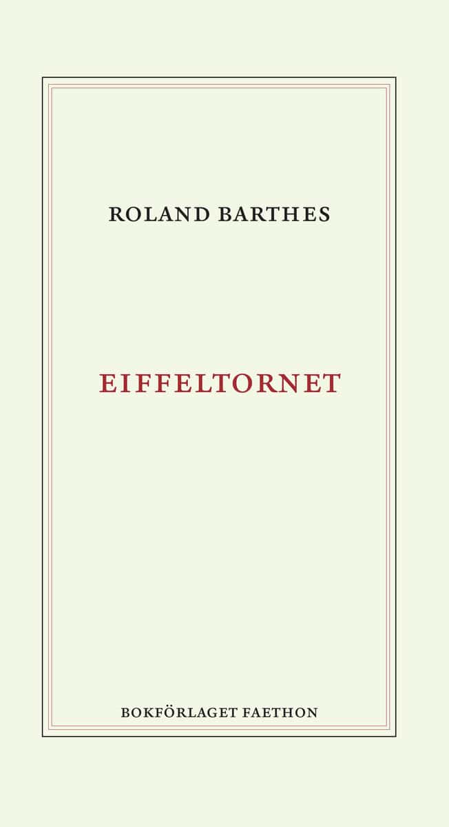 Barthes, Roland | Eiffeltornet