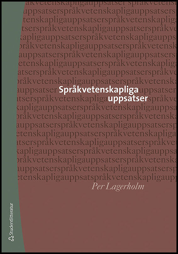 Lagerholm, Per | Språkvetenskapliga uppsatser