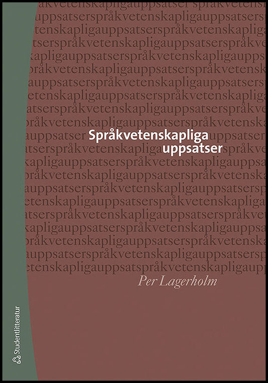 Lagerholm, Per | Språkvetenskapliga uppsatser