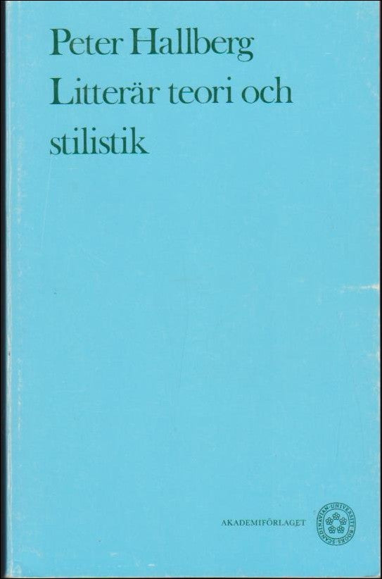 Hallberg, Peter | Litterär teori och stilistik