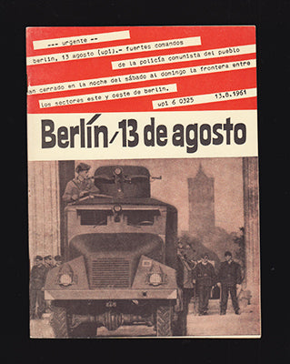 Lemmer, Ernst (red) | Berlin/13 de agosto : [Berlinmuren]