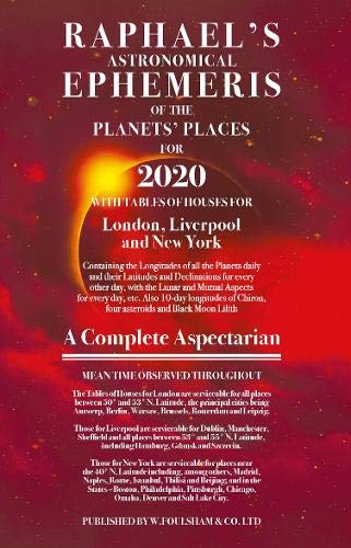 Raphael, Edwin | Raphael’s Ephemeris 2020