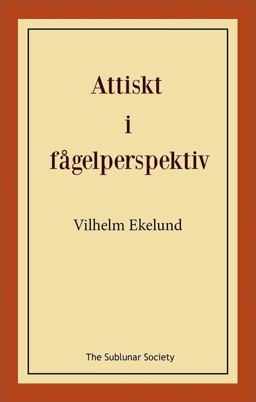 Ekelund, Vilhelm | Attiskt i fågelperspektiv