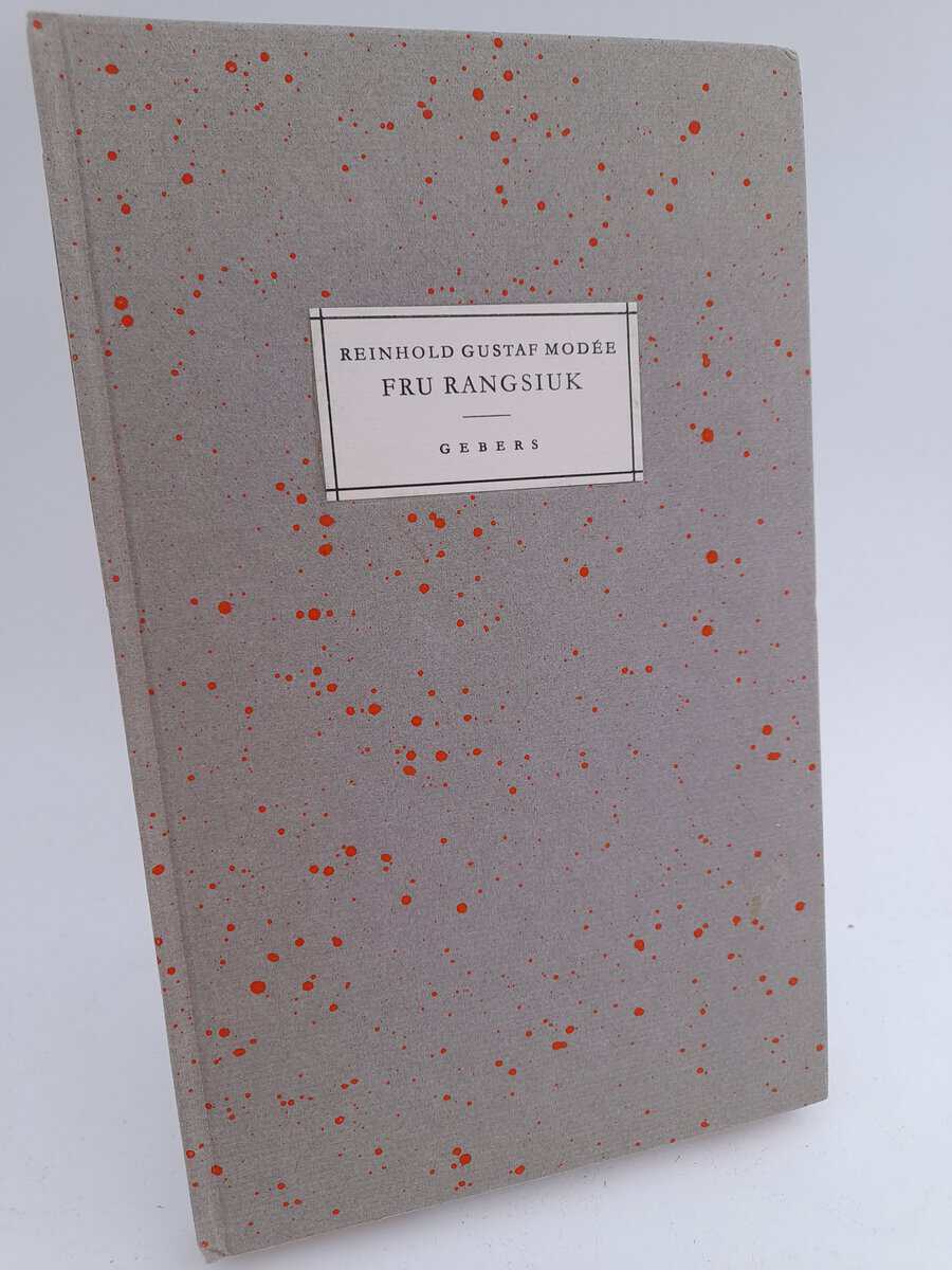 Modée, Reinhold Gustaf | Fru Rangsiuk