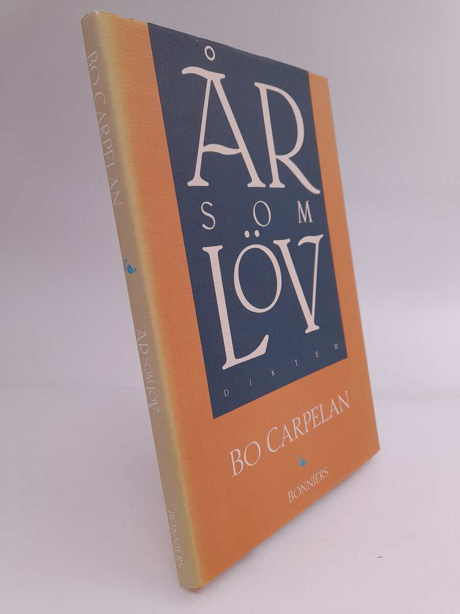Carpelan, Bo | År som löv : Dikter