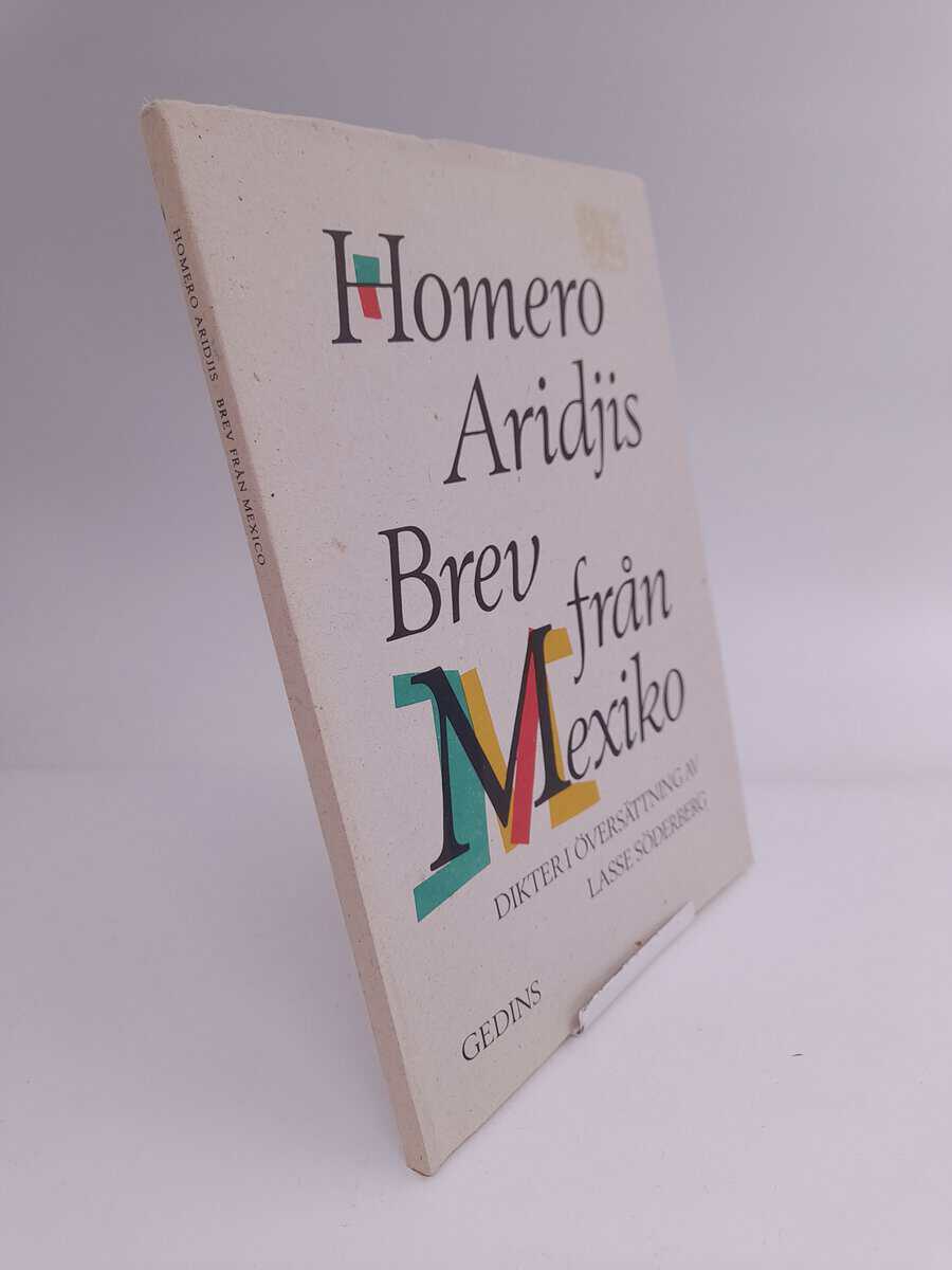 Aridjis, Homero | Brev från Mexiko : Dikter